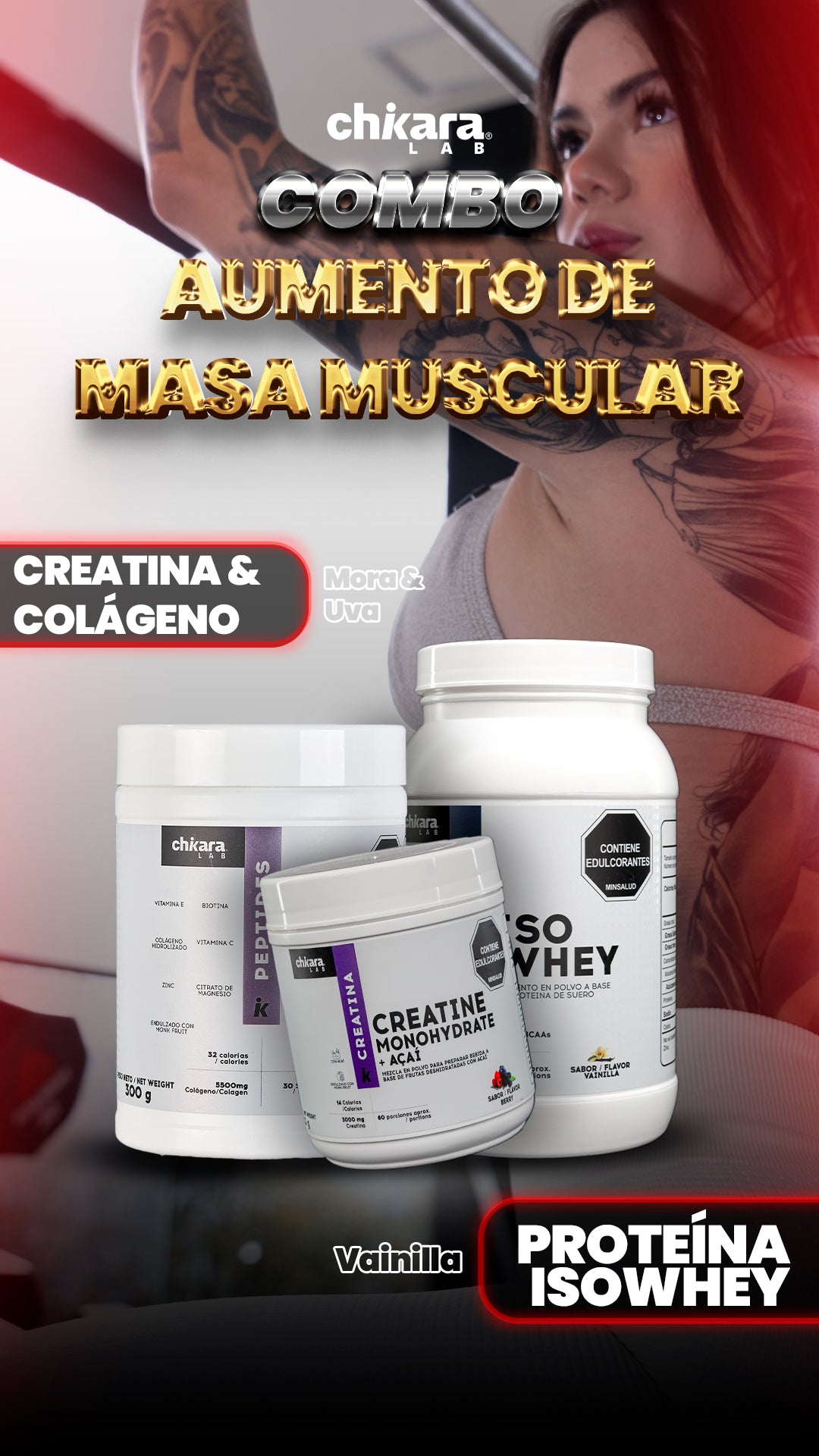 Reto Cossio: Combo Aumento de Masa Muscular