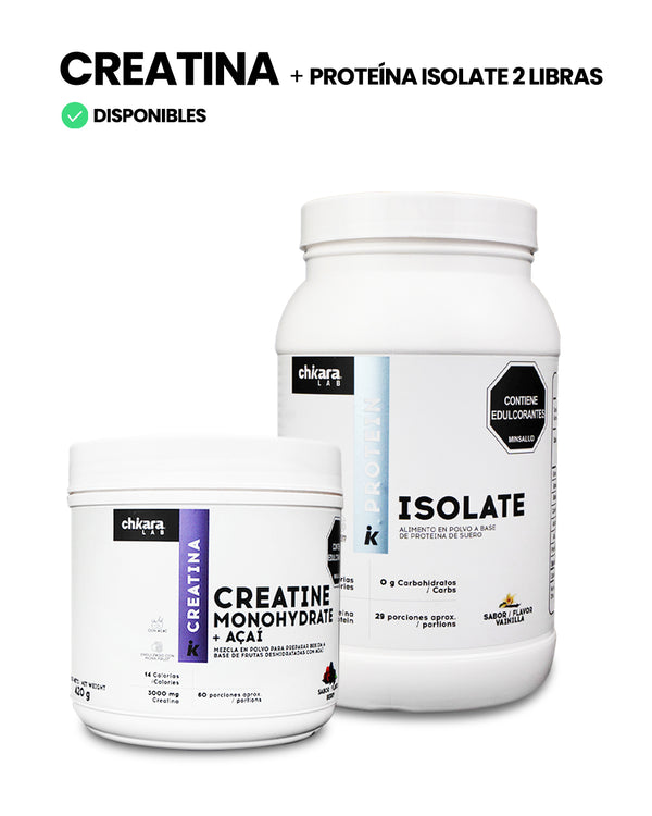 Combo Isolate 2Lb + Creatina