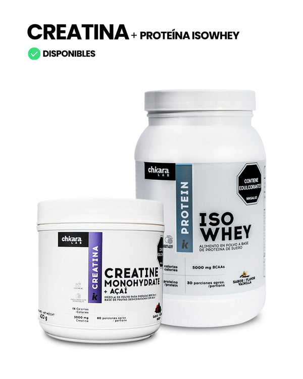 Combo Isowhey 2Lb + Creatina